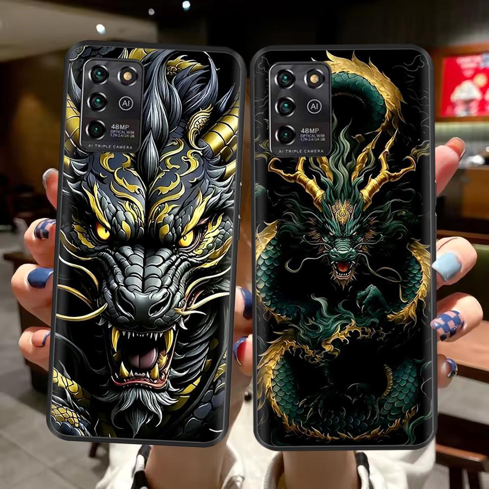 Чехол для ZTE Blade V30 Vita Милый с принтом Мягкий черный силиконовый чехол для ZTE Blade V30 Vita Чехол V30vita Fundas Ударопрочные чехлы