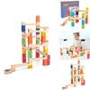 Wooden Ball Bearing Building Blocks For Kids Diy Sensory And Stem Toy