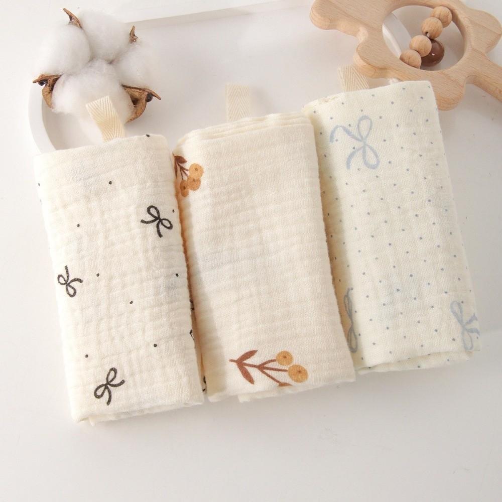 Soft Square Towels Absorbent Newborn Burp Cloth New Baby Cotton Washcloth