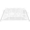 Greenhouse with Steel Frame White 20 m² 5 x 4 x 2.3 m