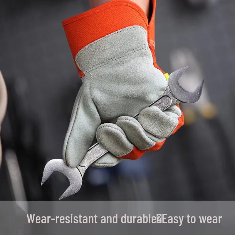 Heavy-Duty Cowhide Work Gloves