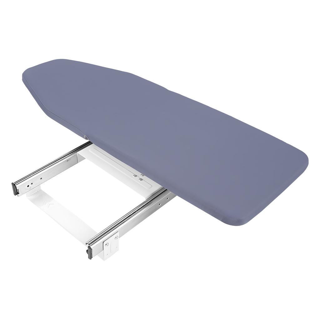 Gray 180° Rotation Retractable Ironing Board Closet Folding Pull-Out Stow Away Stable Ironing Stainless Steel Hinge for Bedrooms