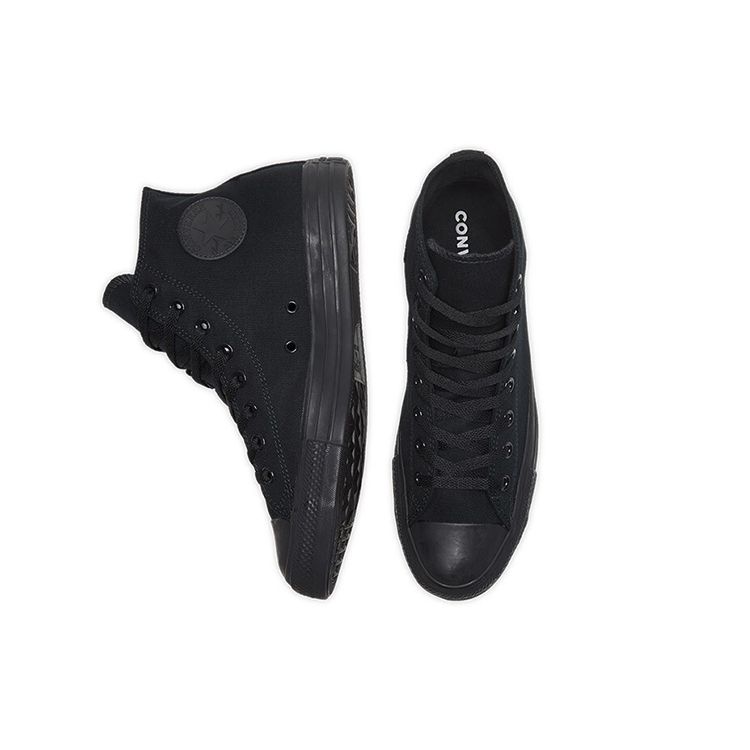 Converse Chuck Taylor All Star Black Warrior Удобные Универсальные Высокие Кеды из Канваса Унисекс Кроссовки 1Z588