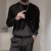 Осенняя толстовка мужская модная модная круглая горловина топ новый мужской повседневный свитер модная футболка с длинными рукавами