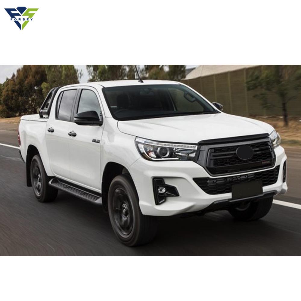 Fit for Hilux Rocco 2016+ Car Grille & Front Bumper Kit with Fender Flares & Underbody Protection