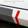 Защитная пленка для автомобильного бампера из углеродного волокна, боковая защита кузова автомобиля, защита от царапин, полоски, наклейка, защита кузова