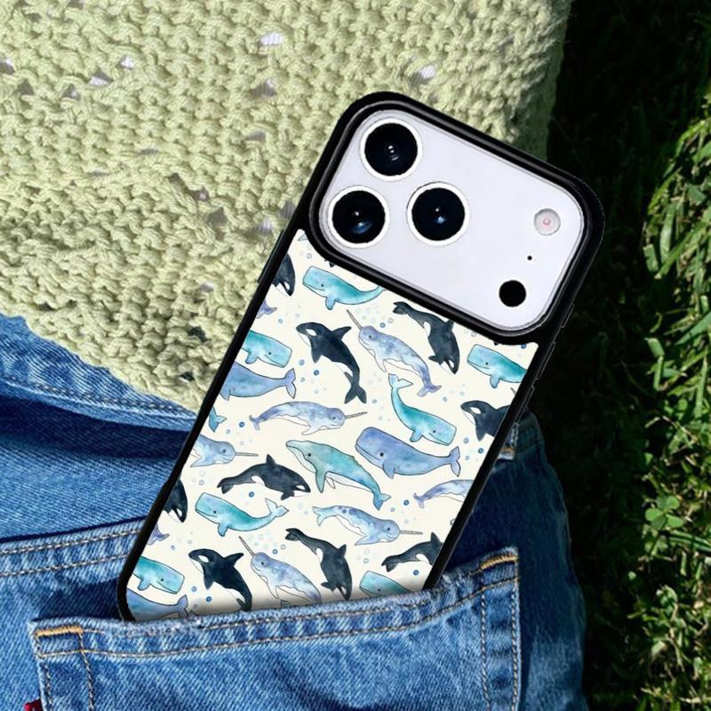 Чехол для мобильного телефона Косатки Косатки Совместим с IPhone 17 16 15 14 13 12 11Pro Max 17 Air cover
