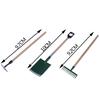 3Psc/Set Metal Garden Spade Rake Tools For Dolls House Miniatures Accessories