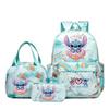 Three-Piece Schoolbag, Primary And Secondary School Backpack, Youth Travel Backpack, Cartoon Backpack.