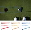 Folding Golf Alignment Sticks Collapsible Folding Direction Indicator Stick  Golf Swing Trainers