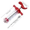 Meat Injector Syringe Marinade Flavor Injector with 3 Marinade Injector Needles for BBQ Grill Turkey Injector Kit Kitchen Tools