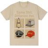 Fun Same Dog Poop But Different Hats Emoji Tshirt for Men and Women 2026 Summer Print 100 Pure Cotton Loose Casual Tshirt