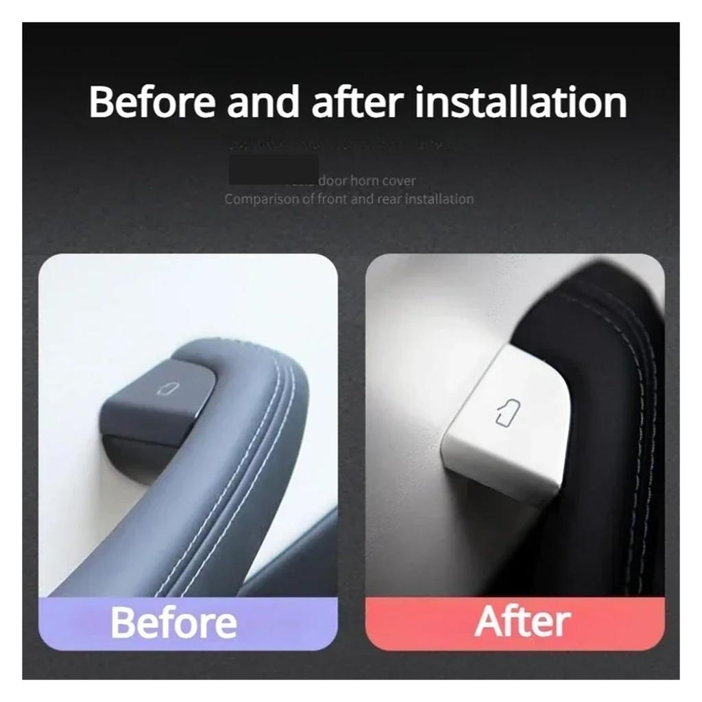 Interior Accessories Tesla Model 3 Highland Model Y Junior 2025 Release Car Door Opening Button Sticker Steering Wheel Cover Protection