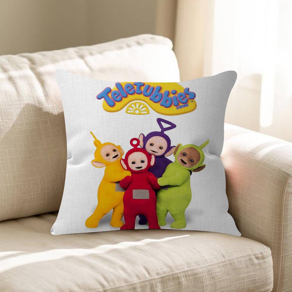 Cartoon TTeletubbies Cushion Cover Decorative Pillow Sofa Home Decor Case Pillow Cases