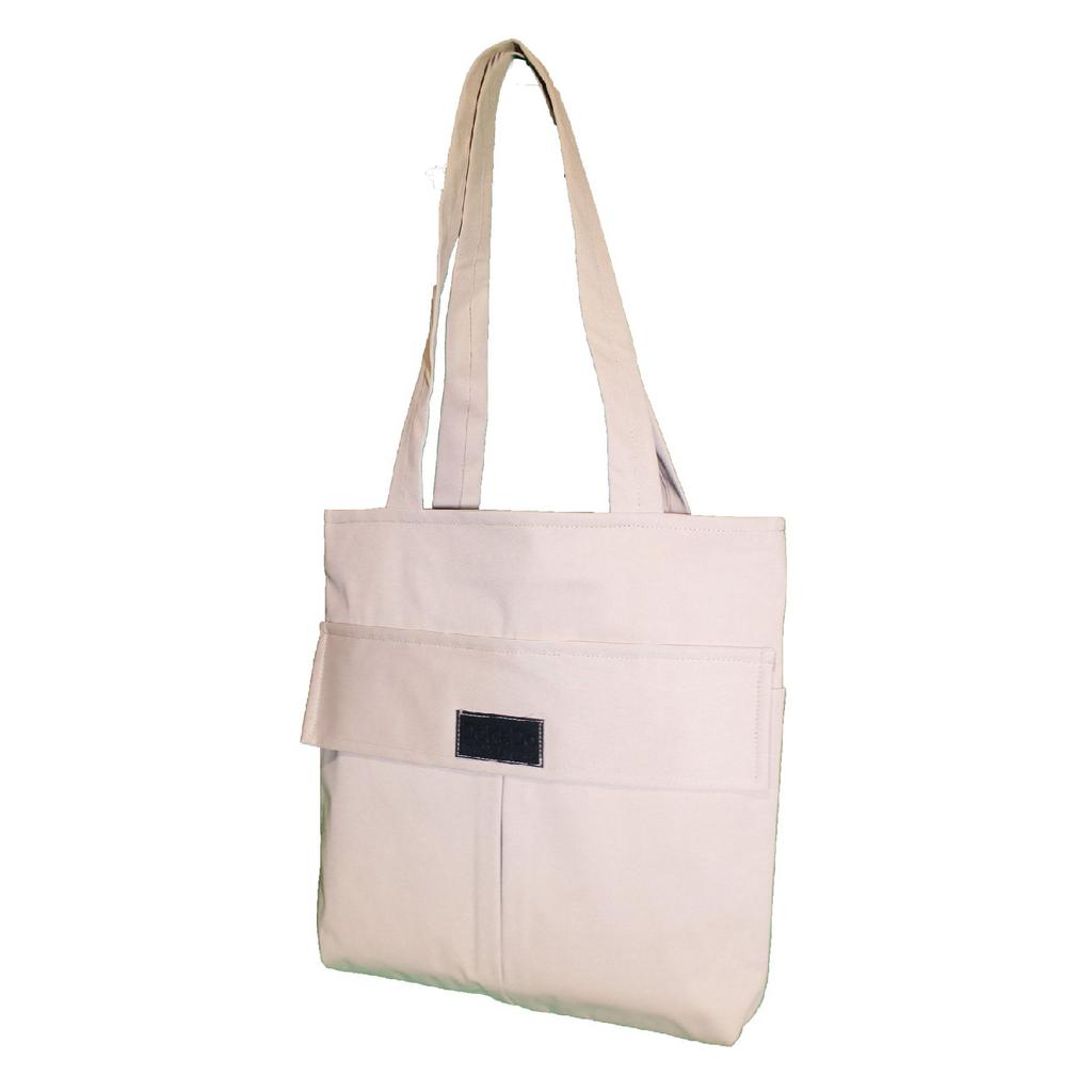 Женская бежевая сумка на руку и на плечо на молнии, тканевая большая сумка, специальное творение