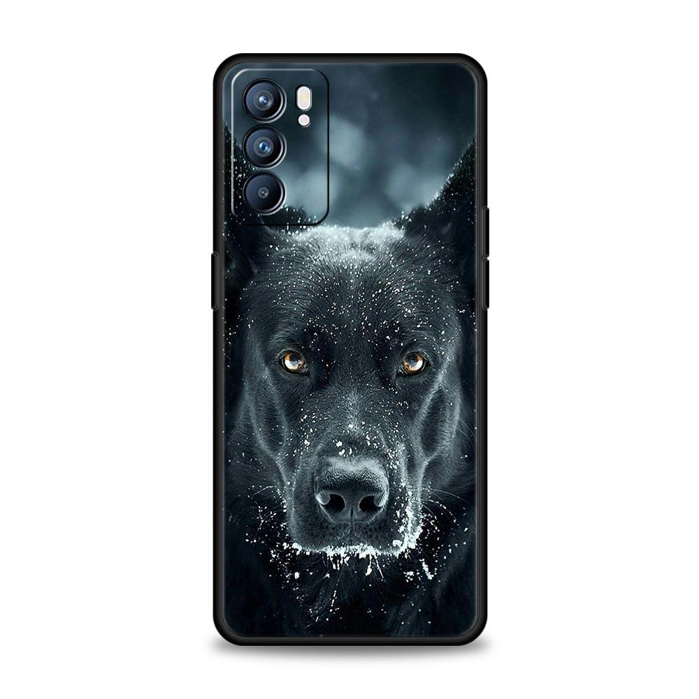 Чехол для телефона с изображением добермана для Oppo Reno 13 12 11 10 7 F Find X5 X6 A98 A80 A79 A78 A57 A54 A31 A17 Pro 5G Мягкий ТПУ Чехол Сумка