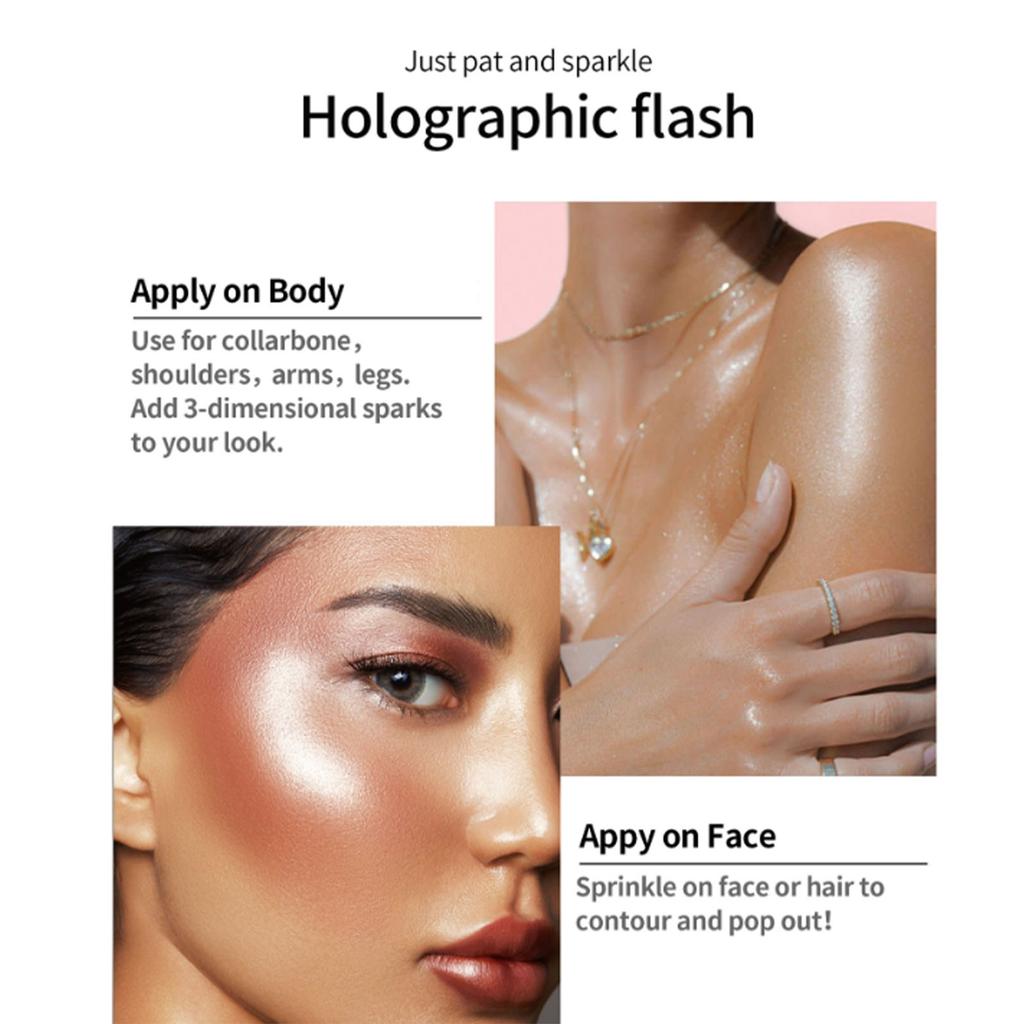 High Gloss Stick Powder Dispersal Brush Beauty Powder Eye Facial And Body Makeup With Fixed Makeup Powder To The Entire Height