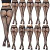 High Elastic Jacquard Fishnet Stockings - Sexy Spider Web & Butterfly Pantyhose