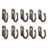 10Pcs Towel Coat Wall Hook Glue Hook Power Self Adhesive Hanger Hooks Clothes Hats Key Wall Hanging Strong Hook For Bathroom