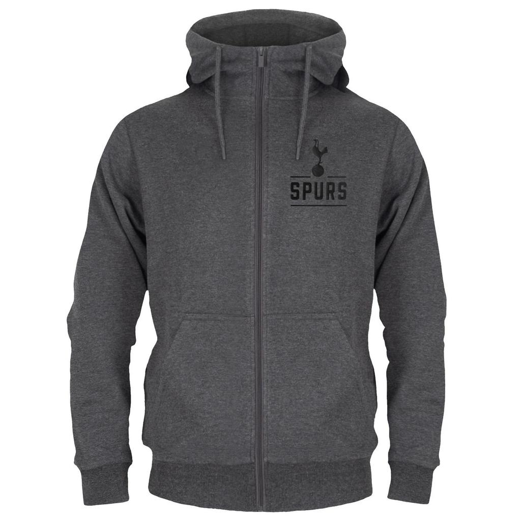 Tottenham Hotspur FC Mens Fleece Full Zip Hoodie