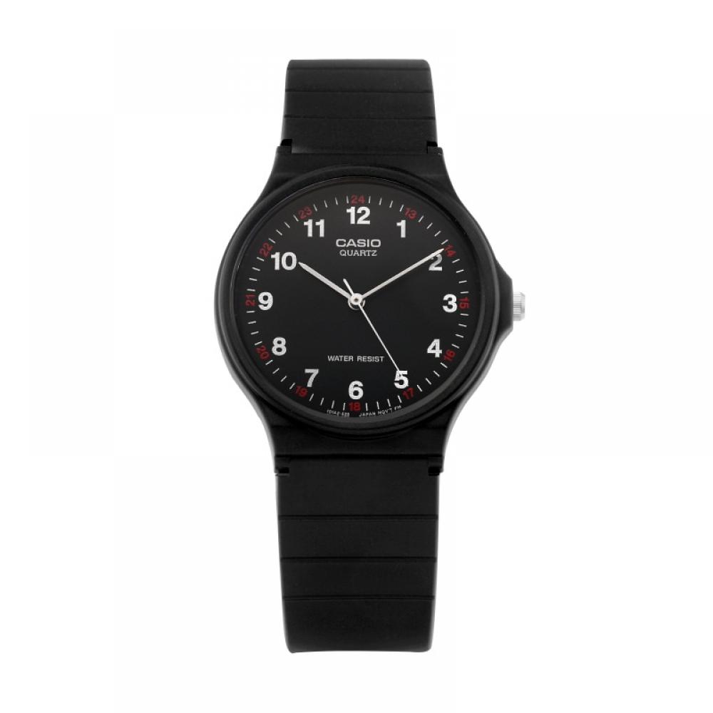 Casio Mq 24 1bldf  Mq 24 1b  Analog Sat Student Urethane Watch