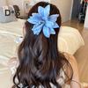 Заколка для волос с имитацией цветка, боковая челка, невыцветающая заколка, декоративная надежная женская заколка для волос, аксессуар для волос