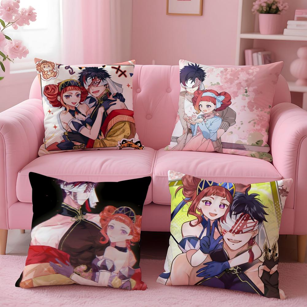 Epic Mythic Japanese Anime RRecord of Ragnarok Cushion Cover Pillow Case Soft Skin Friendly Fabric Concealed Zipper