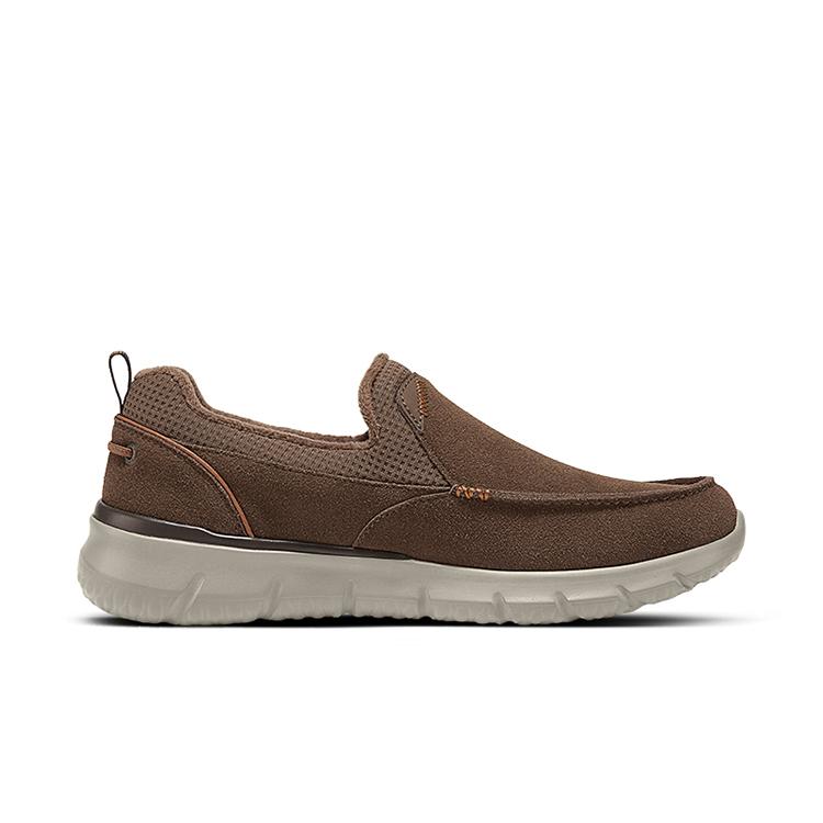 Skechers Модные Удобные Низкие Повседневные Кроссовки Мужские Коричневый 210962-BRN