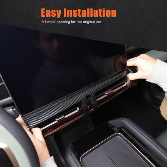 ABS Углеродная Накладка на Центральную Панель Автомобиля, Дефлектор Кондиционера Для ICAR 03/Jaecoo J6 2024