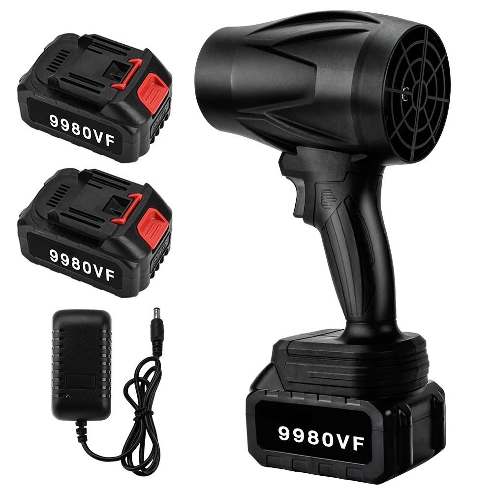 Ручной Автомобильный Фен для Волос Высокоскоростной Турбо Вентилятор Беспроводной Портативный Мощный Вентилятор Промышленный Пылесос Электроинструмент