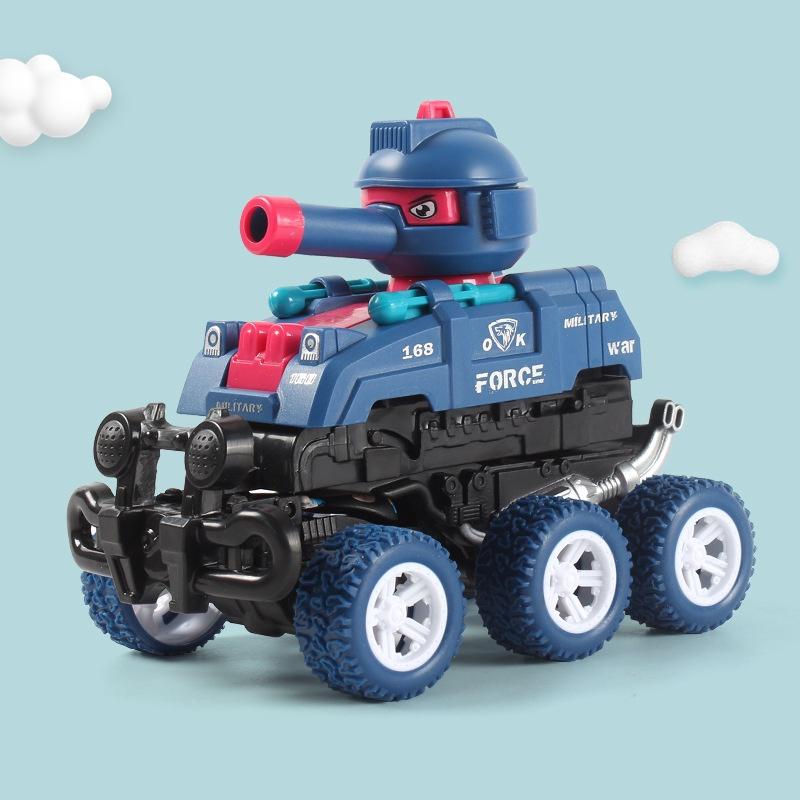 Трансформирующий танк Shoot Crash Transform Tank Transformer Игрушка Инерционная игрушечная машинка для
