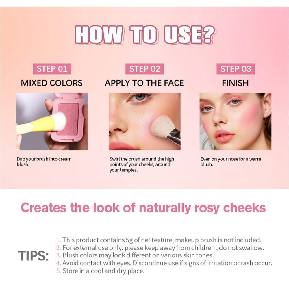 Butter Blush, Contour Matte Blush, Enhance Complexion, Soft Face Makeup, Moisturizing Lipstick