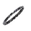 Natural Magnetic Hematite Black Beads Health Care Bracelet Bangles Men Jewelry