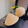 Korean Girls Straw Hat Breathable Straw Visor Cap for Children Retro Kids Sun Hat  Boy Girls