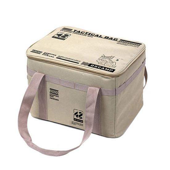 Тактическая сумка для хранения для кемпинга 42 л, органайзер-тоут с перегородками, водонепроницаемая ткань Оксфорд, складной органайзер для посуды для кемпинга, путешествий, автомобиля