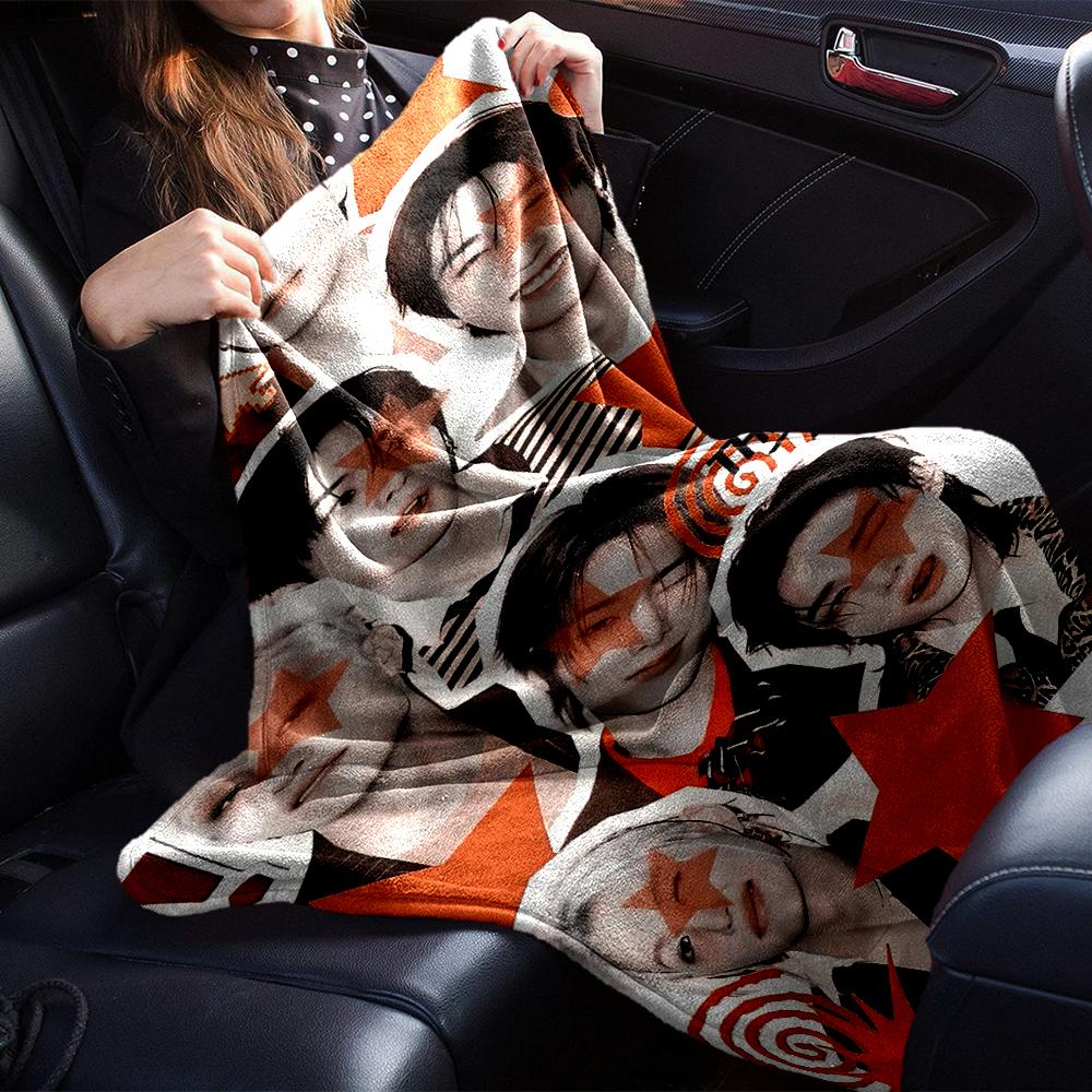 Star Collage Pop Culture Blanket Soft Throw Blanket For Home Bedroom Bed Sofa Travel Office Solid Christmas Blanket