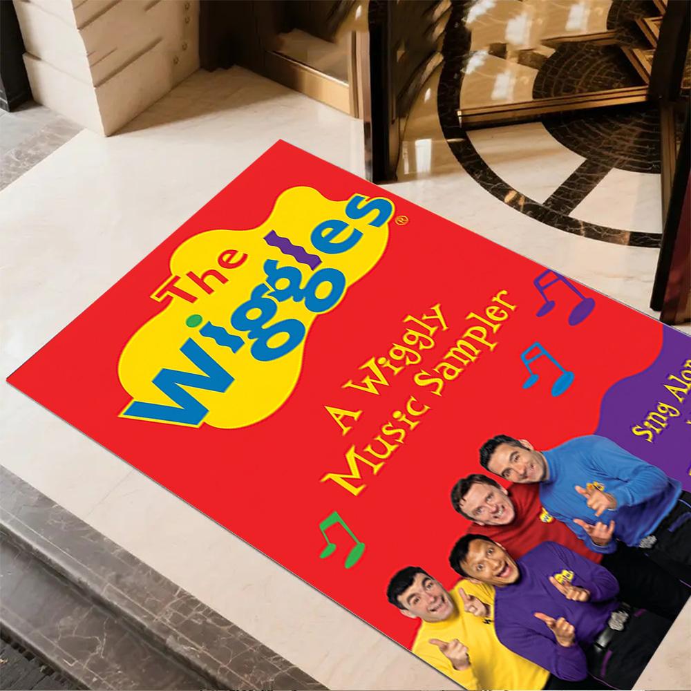 Wiggles Band Performance Carpet Suitable for Bedrooms Playrooms Foyer Kitchen Anti-slip Rug Decorate Offices