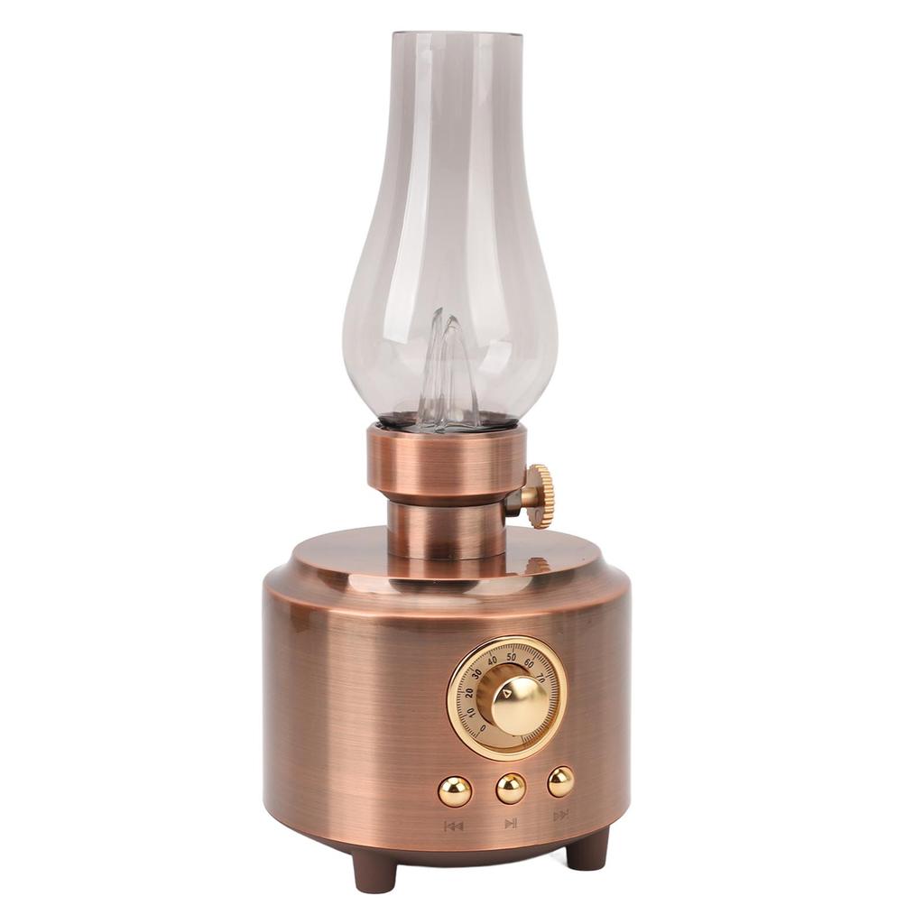 Speaker Vintage Table Lamp Support USB Memory Card Input Wireless Speaker for Bedroom Bar