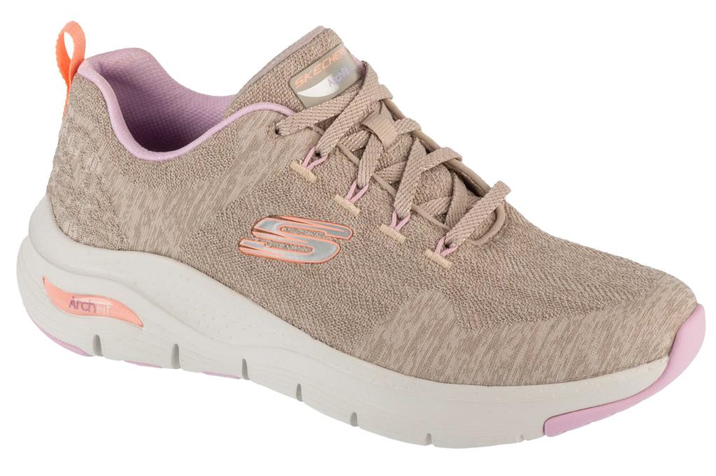 Skechers Arch Fit Comfy Wave, Womens Beige Sneakers