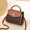 Fashion Two Tone Women's Handbag High Quality Luxury Soft Leather Handheld One Shoulder CrossbodyBag New Direct Selling Lady Bag