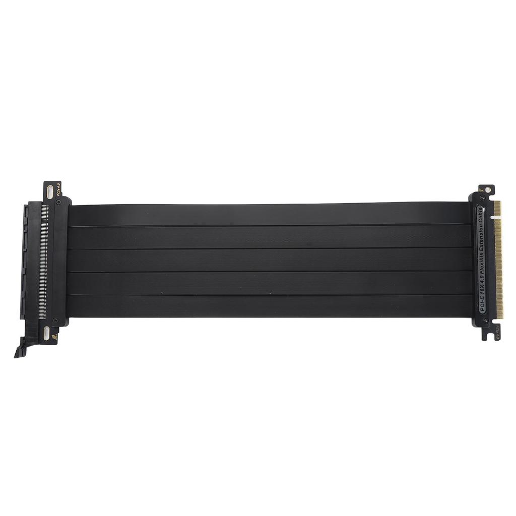 Гибкий удлинительный кабель PCIe 4.0 X16 для видеокарты, 16X, высокоскоростной, с углом 180 градусов, экранированный