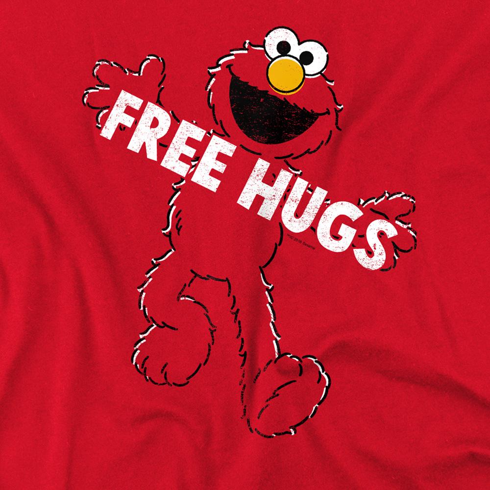 Sesame Street Unisex Adult Free Hugs T-Shirt