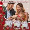 Valentine's Day Scratch Off 14 Things I Love About You 14 Things Option Customized DIY