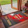 Crystal Velvet Rug Custom Name Text, Soft Non Slip Floor Mat Home DecorArsenal FC