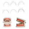 1 Pair with Metal Wires Temporary Tooth Decoration Colorful Metal Bracket  Teeth