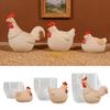 3D Свеча-Курица Силиконовая Форма Милые Поделки-Курицы Форма для Гипса, Смолы, Цемента Инструмент для Изготовления Мыла Животных Своими Руками Для Пасхи Домашний Декор