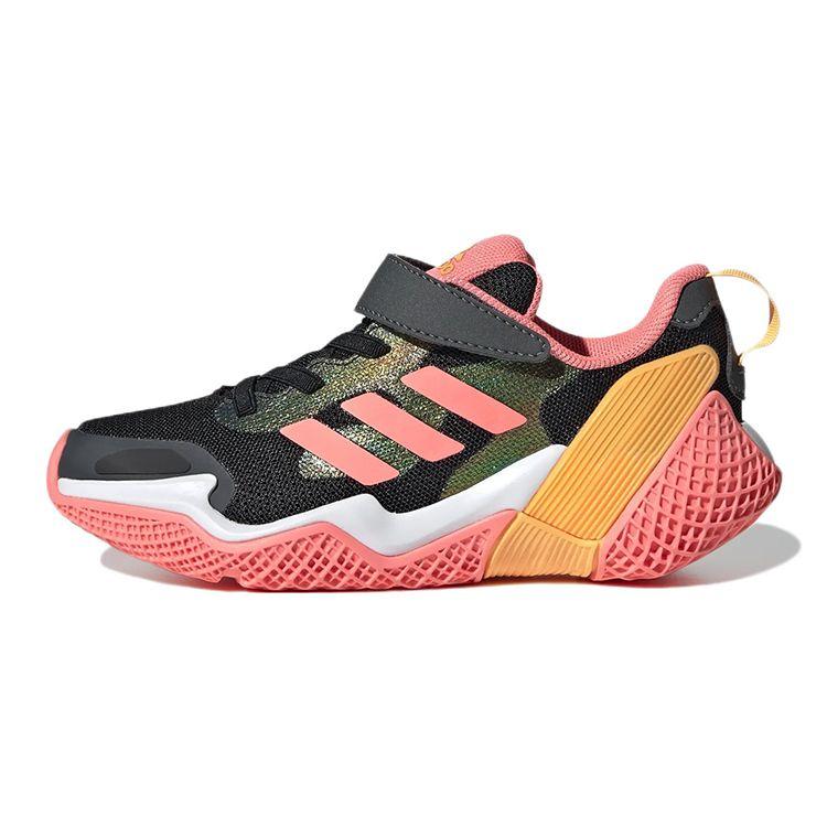 Adidas 4Uture Rnr El K Durable Low-Top Kids Running Shoes Kids Running Shoes Black Pink GV7874