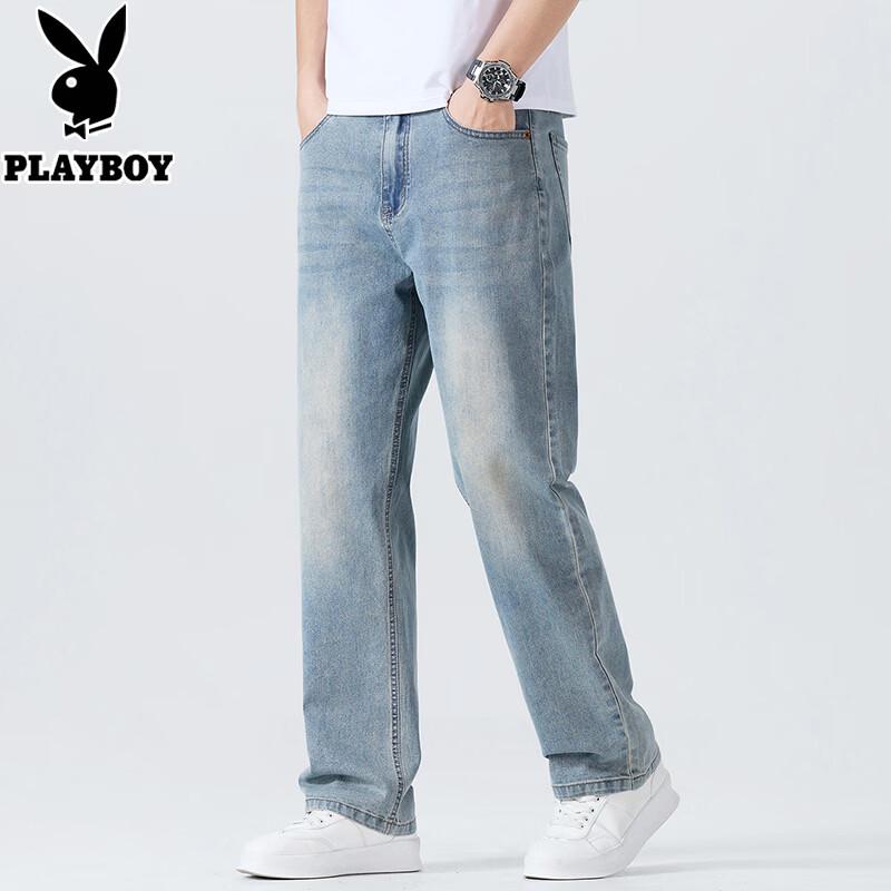 PLAYBOY Мужские свободные прямые джинсы