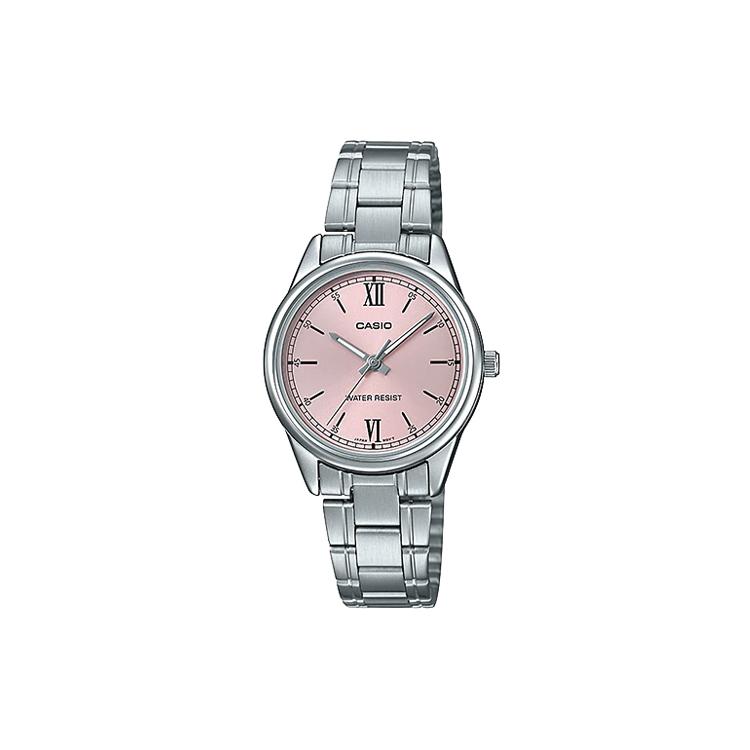Casio Женские часы стандартной серии Розовые LTP-V005D-4B2 LTP-V005D-4B2