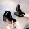 Urban commuter style Quick go out Convenient 's boots 's shoes New intellectual trend Fashion versatile design